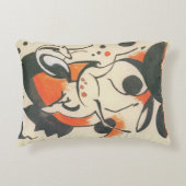 フランツ・マークの二頭の鹿 アクセントクッション (正面)