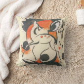 フランツ・マークの二頭の鹿 クッション (ブランケット)