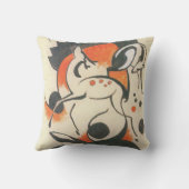 フランツ・マークの二頭の鹿 クッション (裏面)