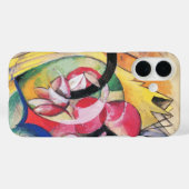 フランツ・マークの抽象的な花 (別名：色付きの花) Case-Mate iPhoneケース (裏面 (横))