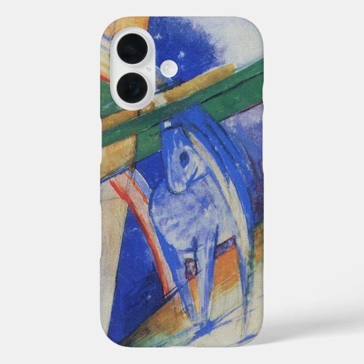 フランツ・マークの虹に乗る青い馬 Case-Mate iPhoneケース (裏面)