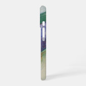 フランツ・マークの虹に乗る青い馬 iPhone 16ケース (左側面)