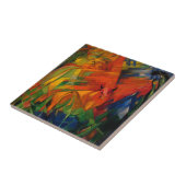 フランツ・マークの風景の中の動物 タイル (側面)