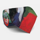 フランツ・マークの『山』（風景）、ヴィンテージ・アート ネクタイ (ロール)