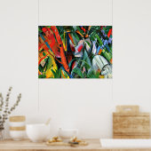 フランツ・マーク・アート：雨の中 ポスター (キッチン)