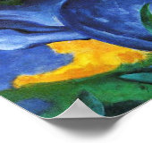 フランツ・マーク・ブルー・ウーズ・ポスター ポスター (角)