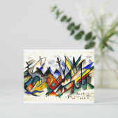 フランツ・マーク – ヴァイオリンとピアノのためのソナティン ポストカード (スタンド正面)