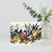 フランツ・マーク – ヴァイオリンとピアノのためのソナティン ポストカード (スタンド正面)