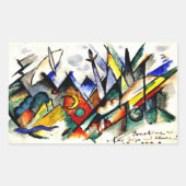 フランツ・マーク – ヴァイオリンとピアノのためのソナティン 長方形シール (正面)