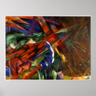 フランツ・マーク – 動物の運命， 1913 ポスター