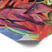 フランツ・マーク – 動物フェート ポスター (角)