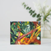 フランツ・マーク - 小さな猿 ポストカード (スタンド正面)