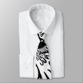 フランツ・マーク – 白黒のタイガー – 抽象芸術・アート ネクタイ (タイ)