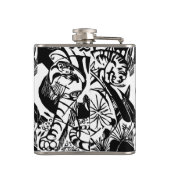 フランツ・マーク – 白黒のタイガー – 抽象芸術・アート フラスク (裏面)