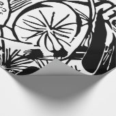 フランツ・マーク – 白黒のタイガー – 抽象芸術・アート ラッピングペーパー (角)