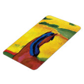 フランツ・マーク – 風景の中の絵画馬 マグネット (左側)