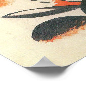 フランツ・マーク – 2鹿を使用したコンポジション ポスター (角)