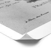 フランツ・リストのポートレート(1811年~86年)11歳(彫刻) ポスター (角)