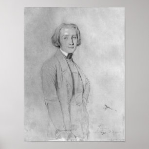 フランツ・リストローマ、1839年5月29日 ポスター