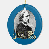フランツ・リスト セラミックオーナメント (左)
