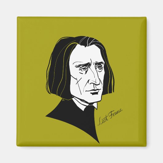 フランツ・リスト マグネット (正面)