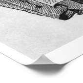 フランツ・リスト(1811-86)は修道院長として、'Bからの戯画作品 ポスター (角)