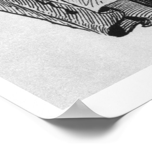 フランツ・リスト(1811-86)は修道院長として、'Bからの戯画作品 ポスター (角)