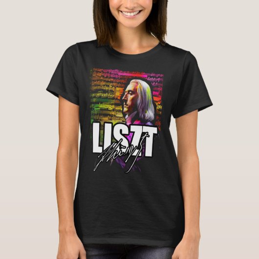 フランツ・リスト Tシャツ (正面)