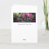 フランツDvorakの誕生日で鳥を絵を描くこと カード (裏面)