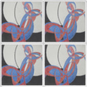 フランティシェクプカ、アモルファフグ、抽象芸術アート シール (正面)