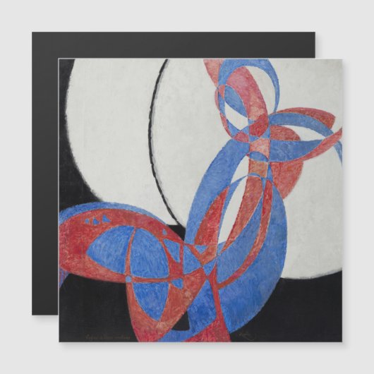 フランティシェクプカ、アモルファフグ、抽象芸術アート マグネット招待状 (正面/裏面)