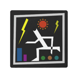 フランティックシェルター抽象芸術V2 メタルプリント