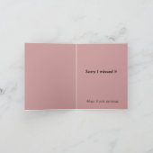 フランティックフロッグベレーテッド誕生日カード カード (内部)