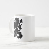 フランドルのライオンの紋章 コーヒーマグカップ (正面左)