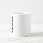 フランドルのライオンの紋章 コーヒーマグカップ (中央)