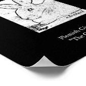 フランドルの巨大ウサギ「穏やかな巨人」 ポスター (角)