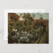 フランドルの庭園 ポストカード (正面/裏面)