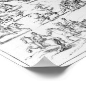 フランドルフランスのとの戦い ポスター (角)