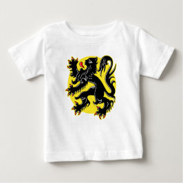 フランドル国旗 ベビーTシャツ
