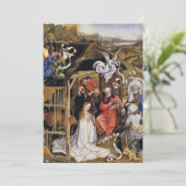 フランドル地方のルネサンス時代のキリストの降誕図 シーズンカード (スタンド正面)