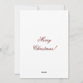 フランドル地方のルネサンス時代のキリストの降誕図 シーズンカード (裏面)