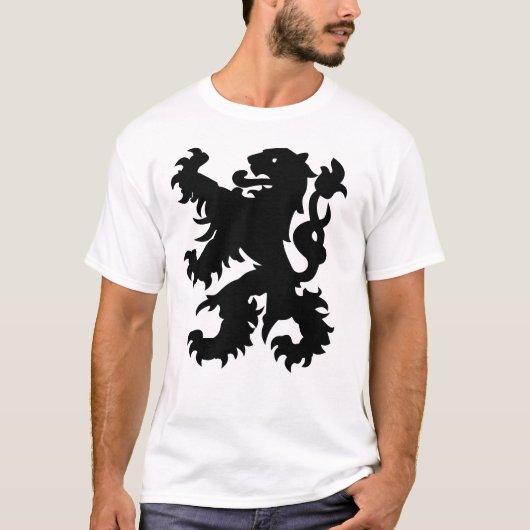 フランドル獅子の紋章 Tシャツ (正面)