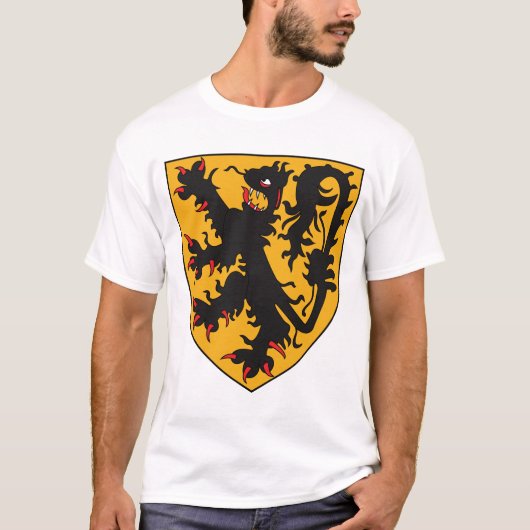 フランドル – コート・オブ・アームズ Tシャツ (正面)