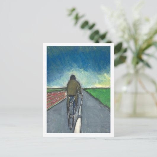 フランド人の自転車乗り ポストカード (スタンド正面)