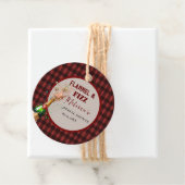 フランネルとフィズのウィンターウェディングシャワー 赤と黒 フェイバータグ (インサイチュ)