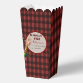 フランネルとフィズのウィンター 赤と黒のブライズシャワー フェイバーボックス (正面)