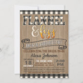 フランネルとフィズバチェロレッテ-白 招待状 (正面)