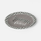 フランネルとフロスト ペーパープレート - ホワイト - グレイウッド (アングル)