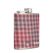 フランネルの格子縞シャツ フラスク (右)