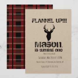 フランネルアップ プライド クリスマス ウィンター バースデーパーティー 招待状